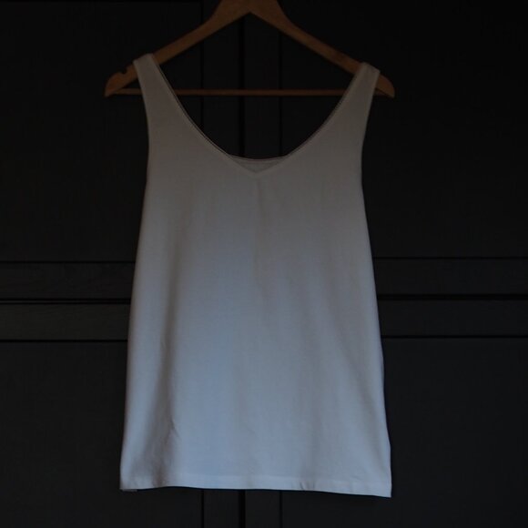 Northern Reflections | Lace Trimmed Cotton Cami/Tank - Picture 2 of 5